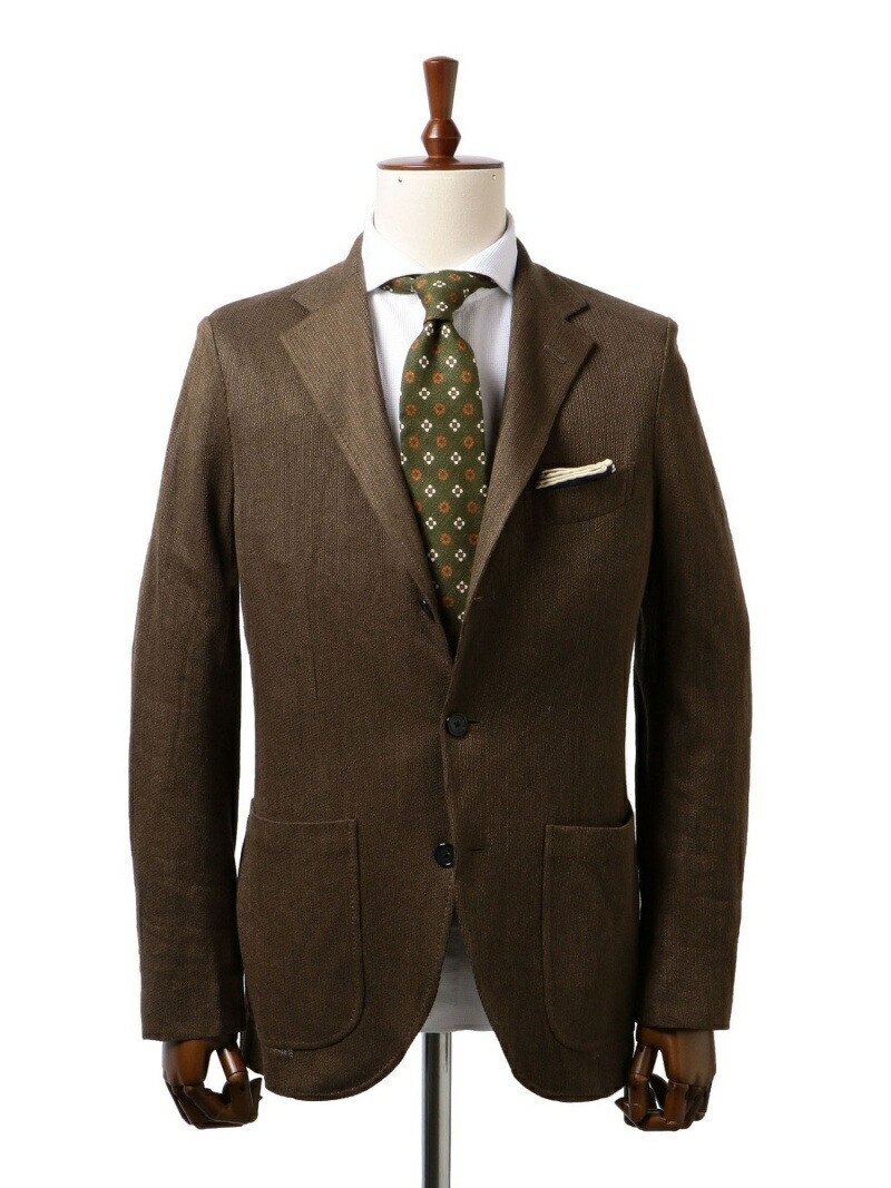 新作ウエア Rakuten ブラウン Rba E 送料無料 テーラードジャケット コート ジャケット シップス Ships Fashion Sale 50 Off Sd リネンジャージーメランジジャケット ブラウン V Www Blogille De