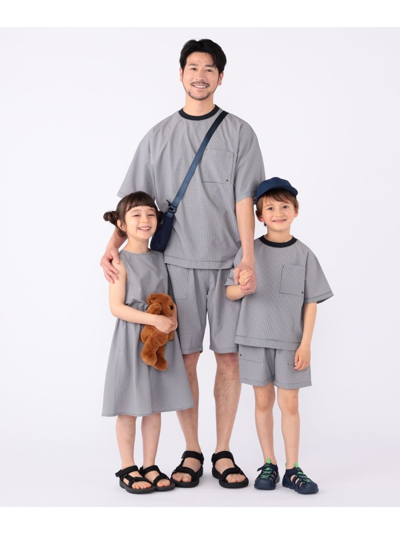 【SHIPS KIDS別注】ARCH&LINE: ＜家族おそろい/MENS＞SOLOTEX(R) Tシャツ SHIPS KIDS シップス トップス カットソー・Tシャツ ブラック ネイビー【送料無料】[ Fashion]｜SHIPS　シップス