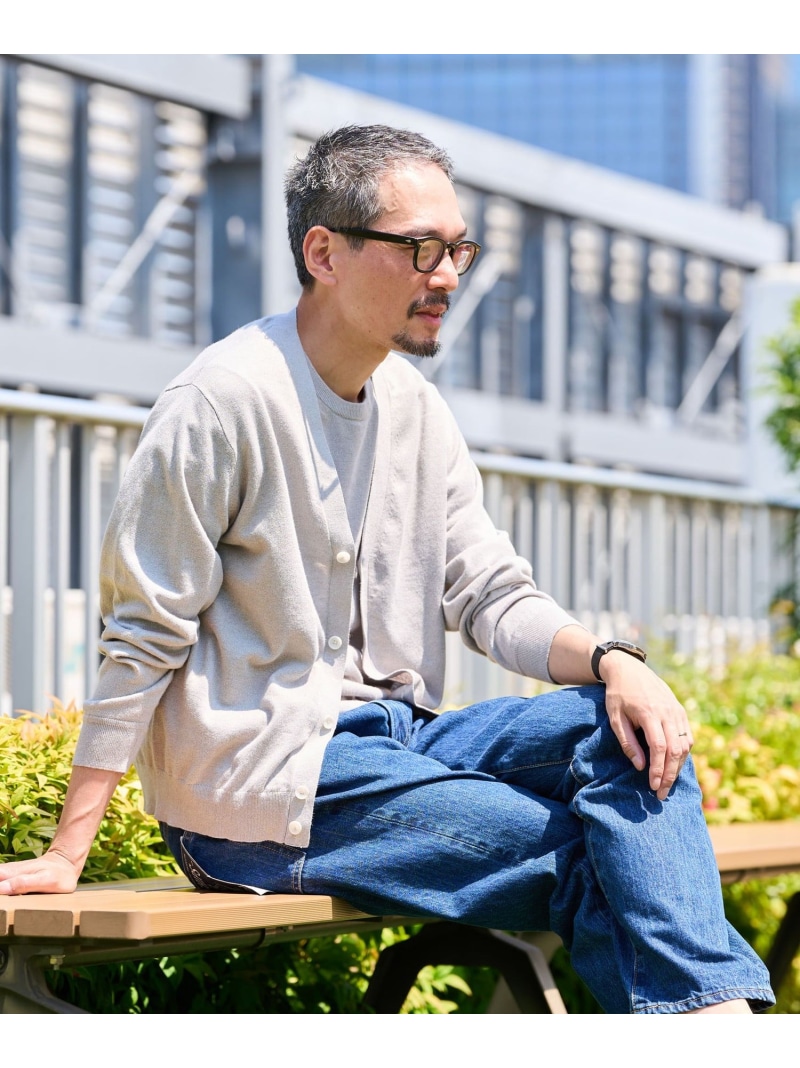 SHIPS:＜当たること冷感/ 室内用便器能力のある＞カラムシ Vのど首 ジレー SHIPS MEN シップス トップス ジレー 薄墨色 米国海軍 赤銅色【貨物輸送無料】[ Fashion]