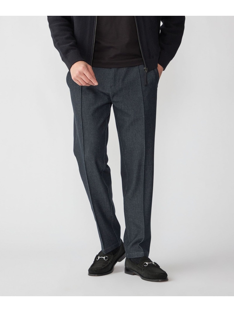 SHIPS: スリム ストレッチ ピンタック スラックス SHIPS MEN シップス パンツ その他のパンツ ブラウン ネイビー【送料無料】[ Fashion]