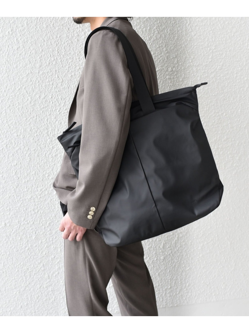 SHIPS Colors:HYDROS トートバッグ◇ SHIPS Colors シップス バッグ トートバッグ ブラック グレー【送料無料】[ Fashion]