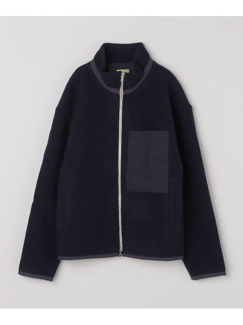 【SALE／40%OFF】DE BONNE FACTURE: SHERPA JACKET SHIPS MEN シップス ジャケット・アウター ブルゾン・ジャンパー ネイビー【RBA_E】【送料無料】[ Fashion]