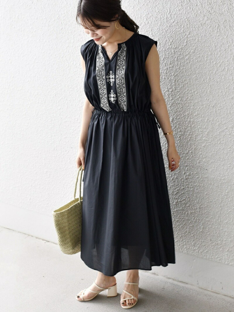 予約 刺繍ワンピース Ships Women シップス ワンピース 半袖ワンピース ホワイト ブラック 先行予約 送料無料 Rakuten Fashion Butlerchimneys Com