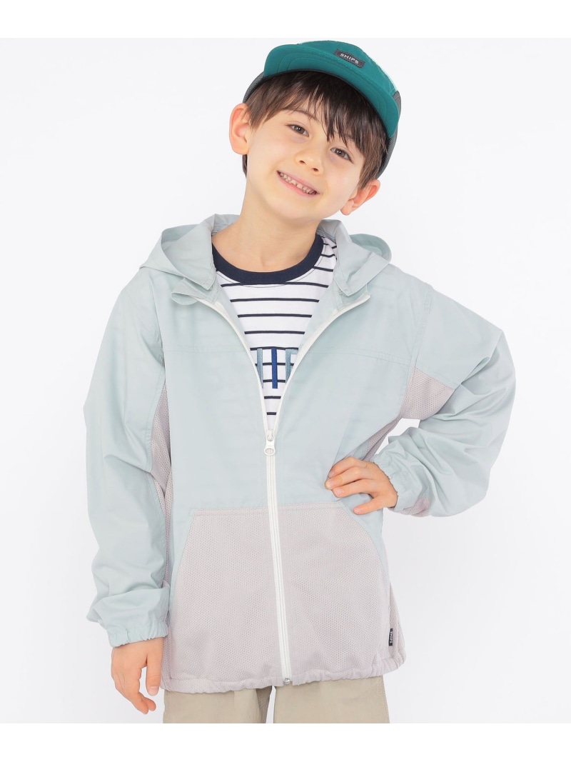 【SALE／40%OFF】SHIPS KIDS:100~150珊 /＜虫除け(インセクトシールド)/UV撥ねのける＞パーカー SHIPS KIDS シップス ジャケット・アウター 余分の物のジャケット・アウター 米国海軍 緑であること【RBA_E】【貨物輸送無料】[ Fashion]