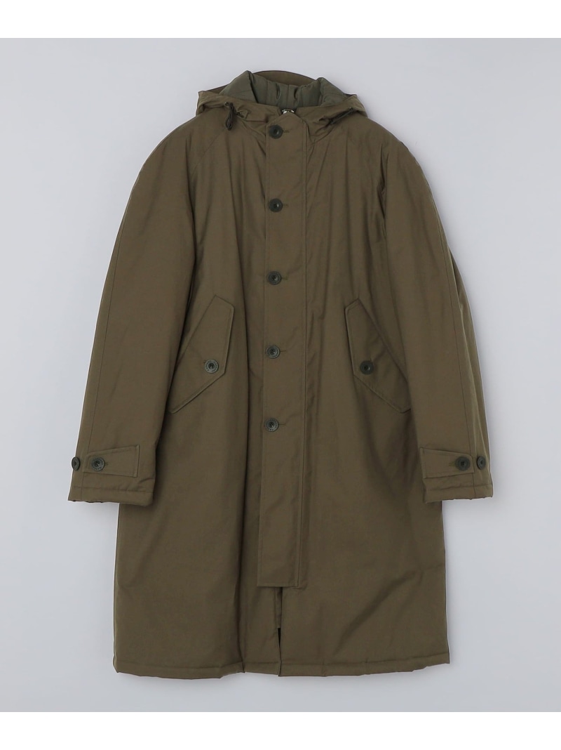 【SALE／40%OFF】CARRARO: 綿織物/ポリエステル モッズコート SHIPS MEN シップス ジャケット・アウター モッズコート 黒いこと 緑であること【RBA_E】【貨物輸送無料】[ Fashion]
