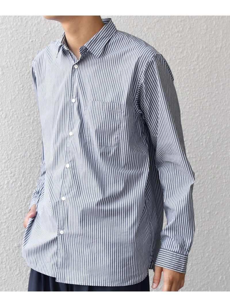 SHIPS any: 縞模様 / 益荒男 伸び伸びする レギュラー色つや プルオーバー 26SS◇ SHIPS any シップス トップス プルオーバー・トップ 青碧 薄墨色 白いこと 米国海軍【貨物輸送無料】[ Fashion]