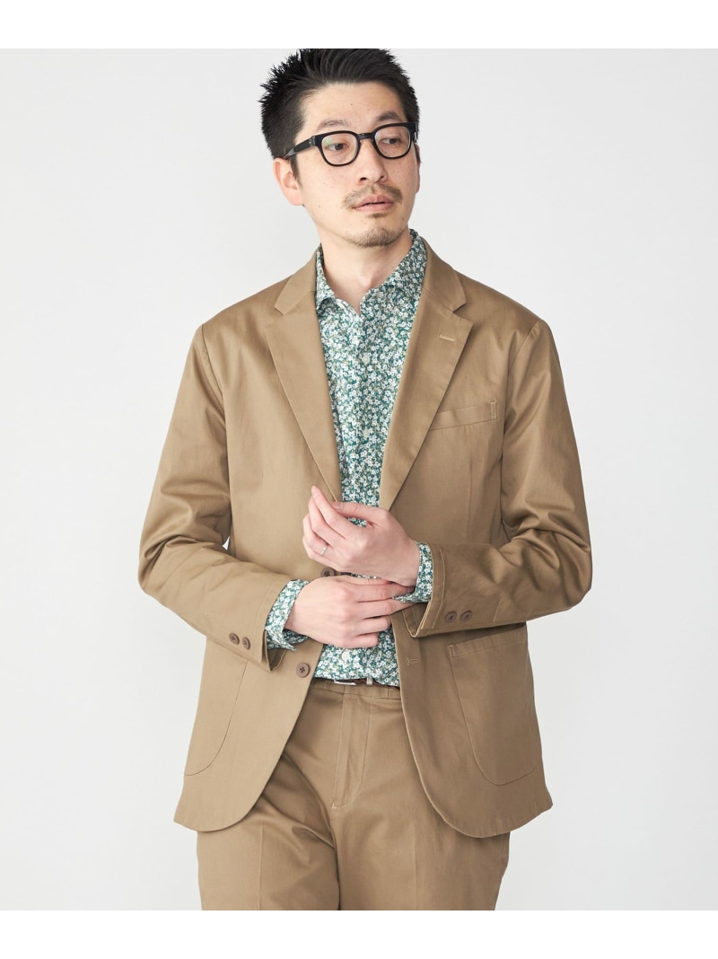 SHIPS ジャケット セール】 SHIPS any:〈UVカット〉ノーカラー フロント ジップ