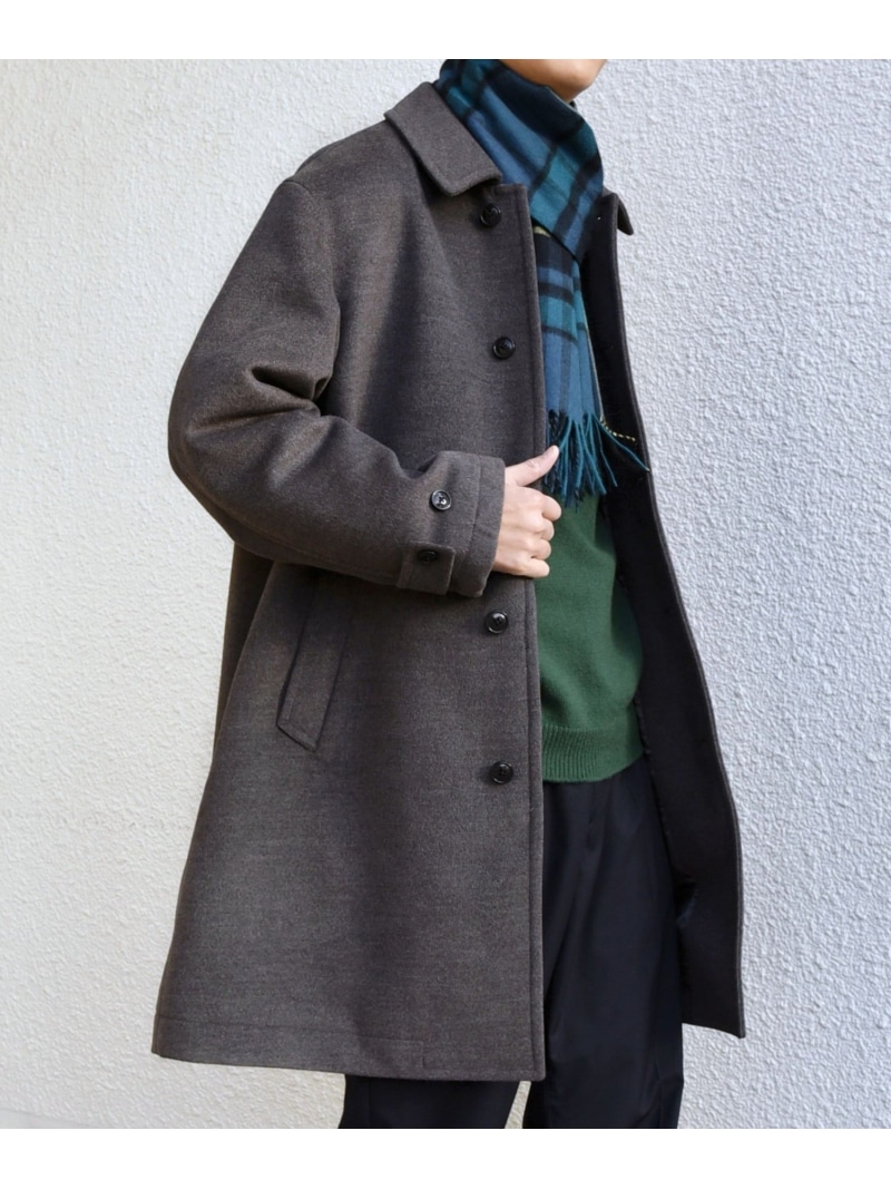 楽天市場】SHIPS any: PURE WOOL MELTON ステンカラー コート 25AW