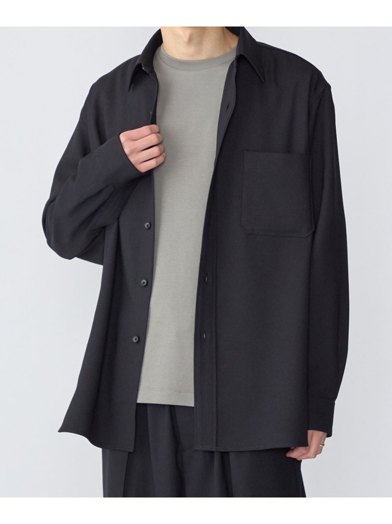 【SALE／35%OFF】SHIPS: Comfy Line シャツ アウター SHIPS MEN シップス トップス シャツ・ブラウス グレー ネイビー【RBA_E】【送料無料】[ Fashion]｜SHIPS　シップス