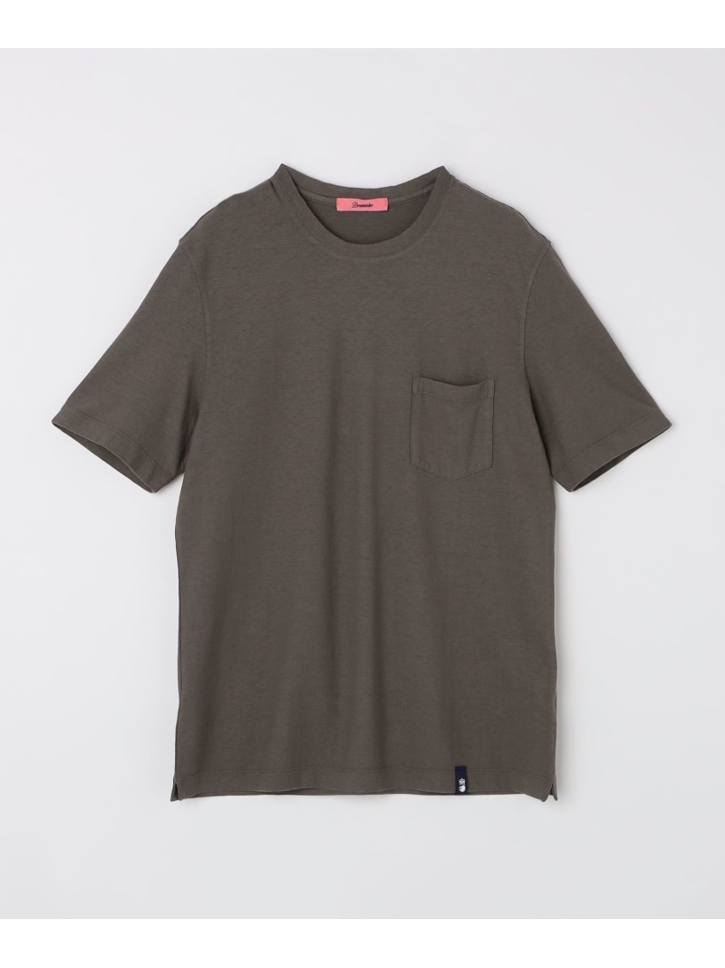 【SALE／50%OFF】DRUMOHR: コットン/リネン ガーメントダイ Tシャツ SHIPS MEN シップス トップス カットソー・Tシャツ ネイビー ブラウン ホワイト グレー ブラック【RBA_E】【送料無料】[ Fashion]