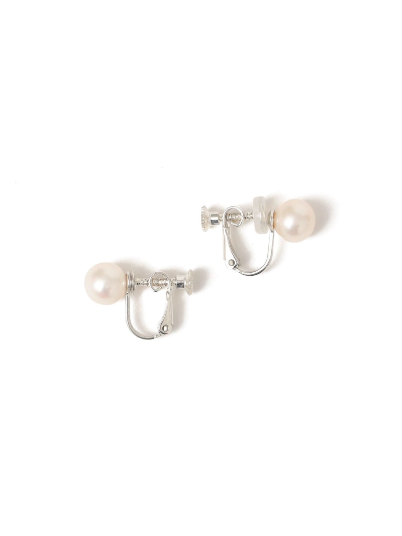 8mm 丸玉 ベーシック パール イヤリング SHIPS WOMEN シップス アクセサリー・腕時計 イヤリング・イヤーカフ シルバー【送料無料】[ Fashion]