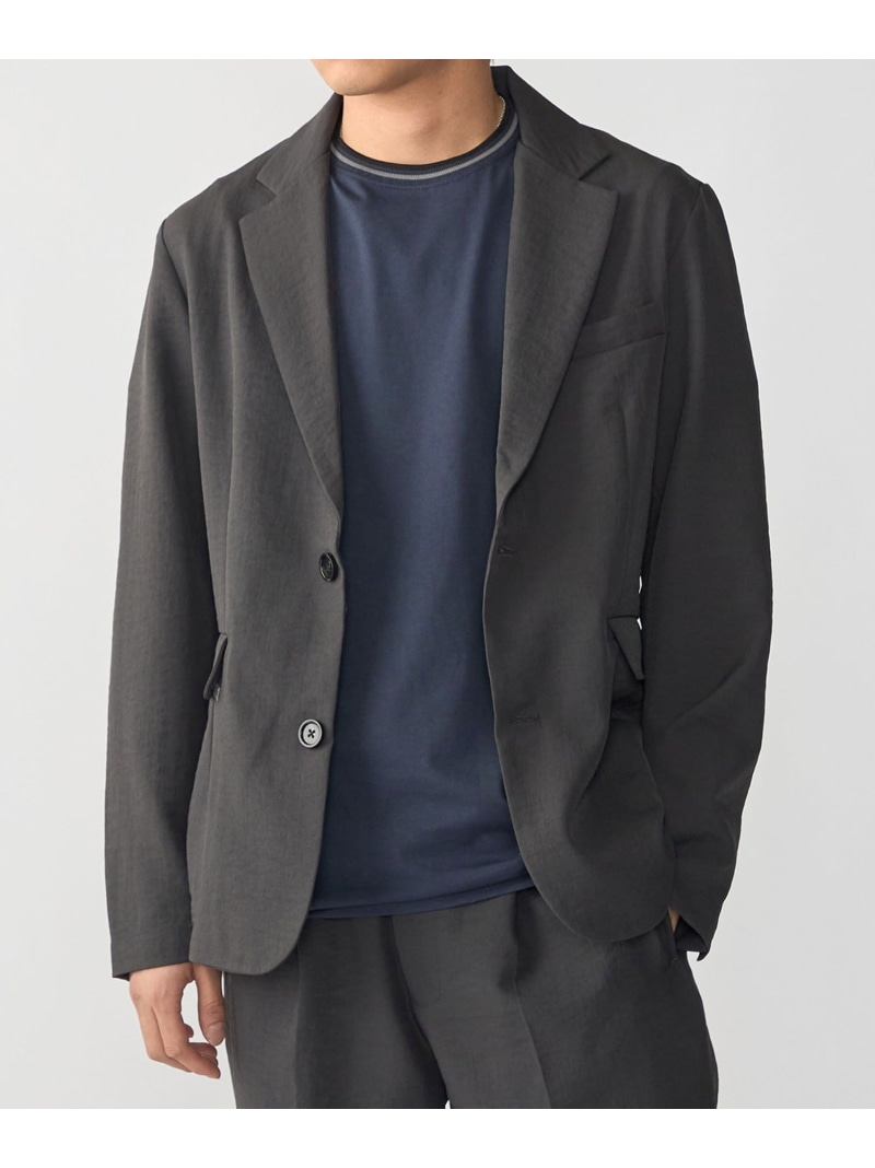 City Ambient Products: Cityform カルゼ テック ジャケット SHIPS MEN シップス ジャケット・アウター テーラードジャケット・ブレザー ブラック グレー【送料無料】[ Fashion]