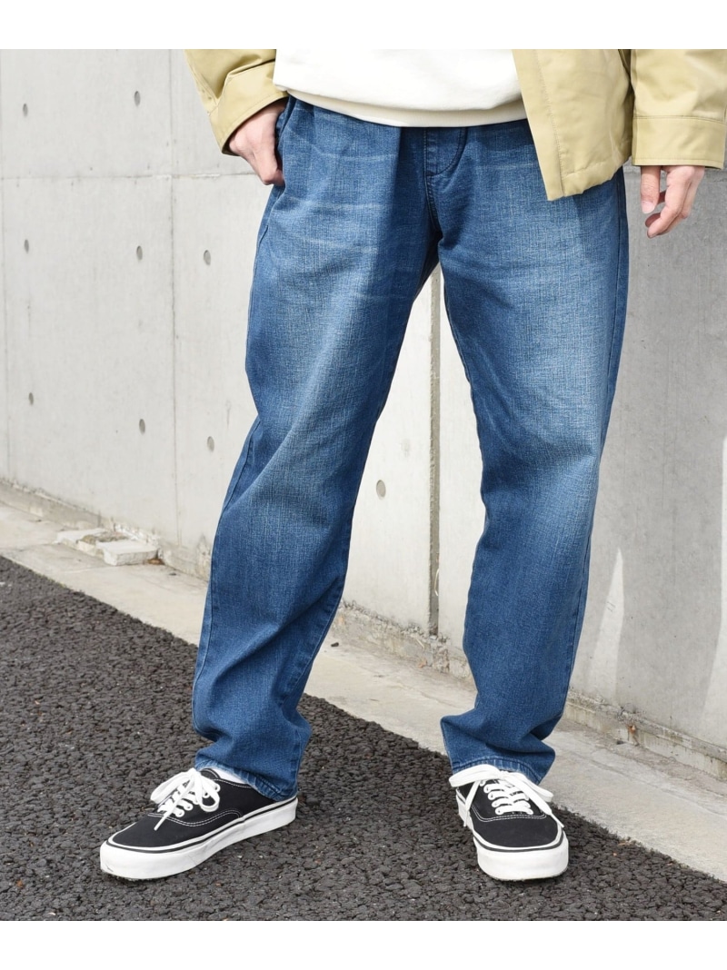 Lee: FLeeasy Narrow ストレッチ テーパード デニム◇ SHIPS any シップス パンツ ジーンズ・デニムパンツ ブラック ブルー ネイビー ホワイト グレー【送料無料】[ Fashion]