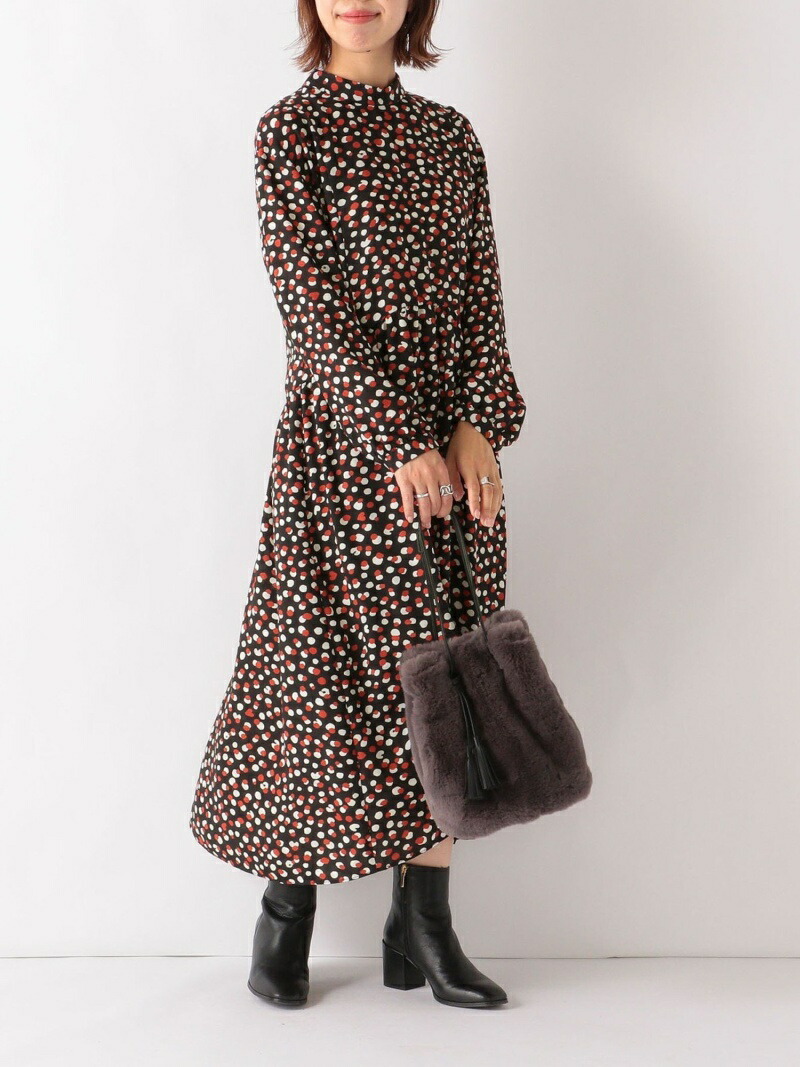 在庫限り Ships Any ハートドットワンピース Ships Any シップス ワンピース 長袖ワンピース ネイビー ブラック Rba E Rakuten Fashion 全ての Sunbirdsacco Com