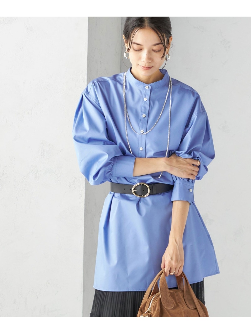 【SALE／55%OFF】＜手洗い可能＞ソリッド バックタック チュニック シャツ SHIPS WOMEN シップス ワンピース・ドレス チュニック【RBA_E】【送料無料】[ Fashion]｜SHIPS　シップス
