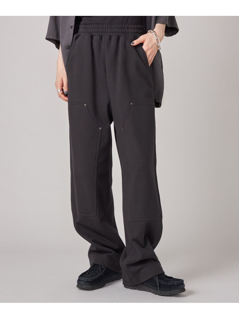 【SALE／40%OFF】SHIPS NINE CASE:＜洗濯機可能＞裏毛 ダブルニー パンツ SHIPS WOMEN シップス パンツ その他のパンツ ブラック ブラウン【RBA_E】【送料無料】[ Fashion]｜SHIPS　シップス
