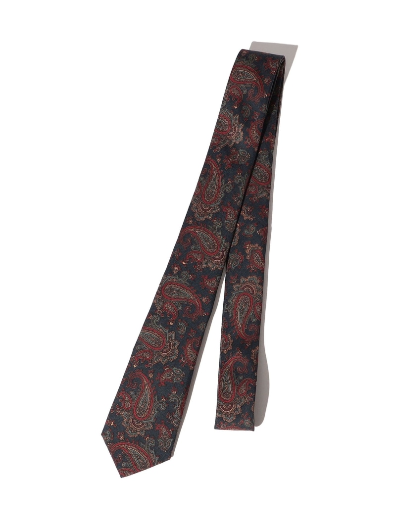 【SALE／30%OFF】Southwick: USA ペイズリー ネクタイ SHIPS MEN シップス スーツ・フォーマル ネクタイ・蝶ネクタイ カーキグリーン ネイビー【RBA_E】【送料無料】[ Fashion]
