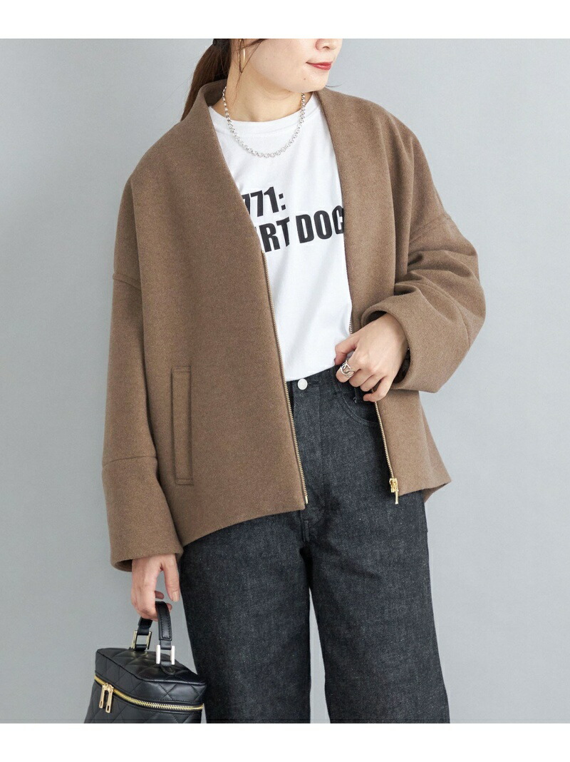 〈手洗い可能〉コクーンジップブルゾン 22FW main image 0
