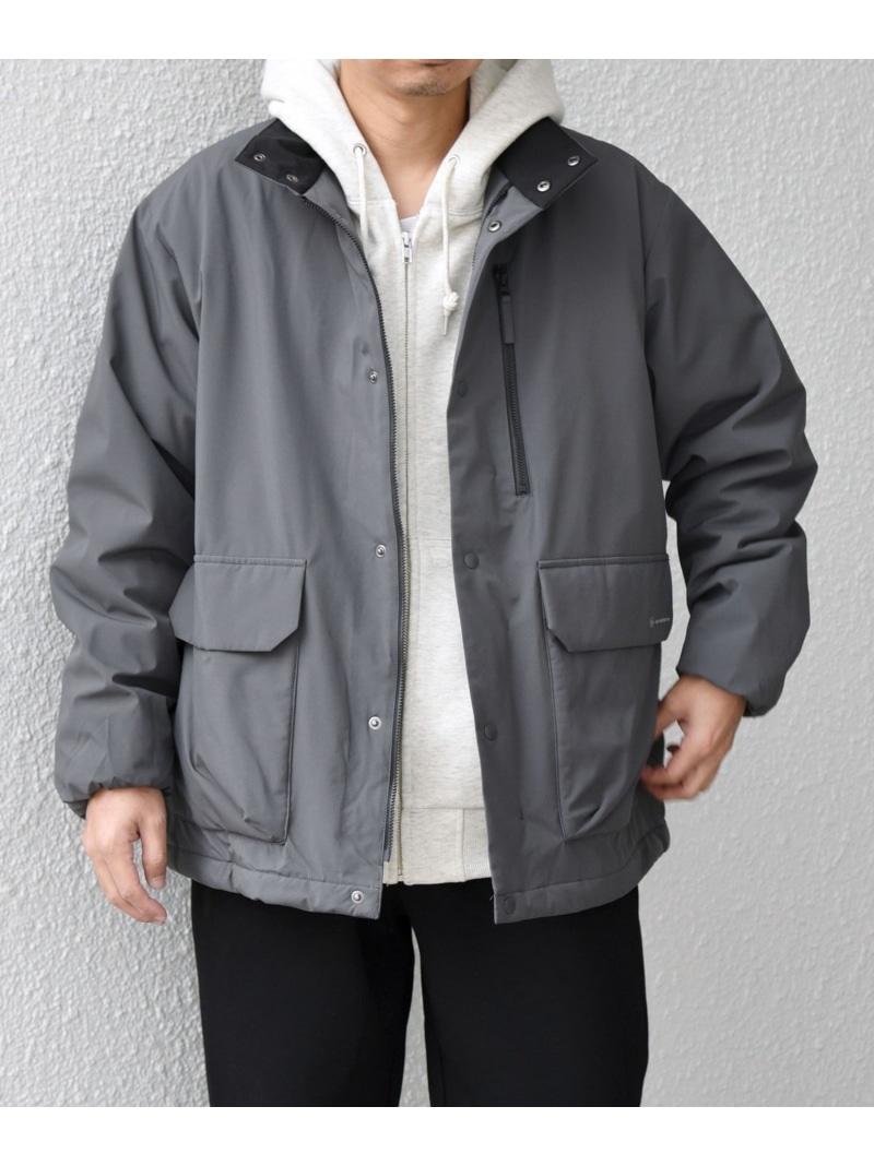 【SALE／50%OFF】SHIPS any:＜撥水/防風等＞多役立つこと 中綿 2声の調子 照明ランプ 上衣 25AW◇ SHIPS any シップス ジャケット・アウター ダウンジャケット・ダウンベスト 黒いこと 緑であること 青碧 薄墨色【RBA_E】【貨物輸送無料】[ Fashion]