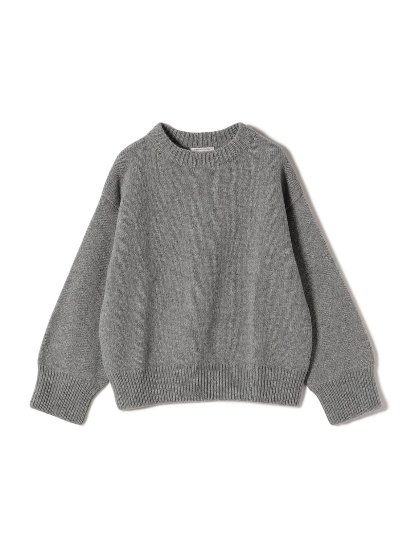 【SHIPS別注】ISLAND TIEDS:＜手洗い可能＞クルーネック ニット SHIPS WOMEN シップス トップス ニット グリーン レッド ホワイト グレー【送料無料】[ Fashion]｜SHIPS　シップス