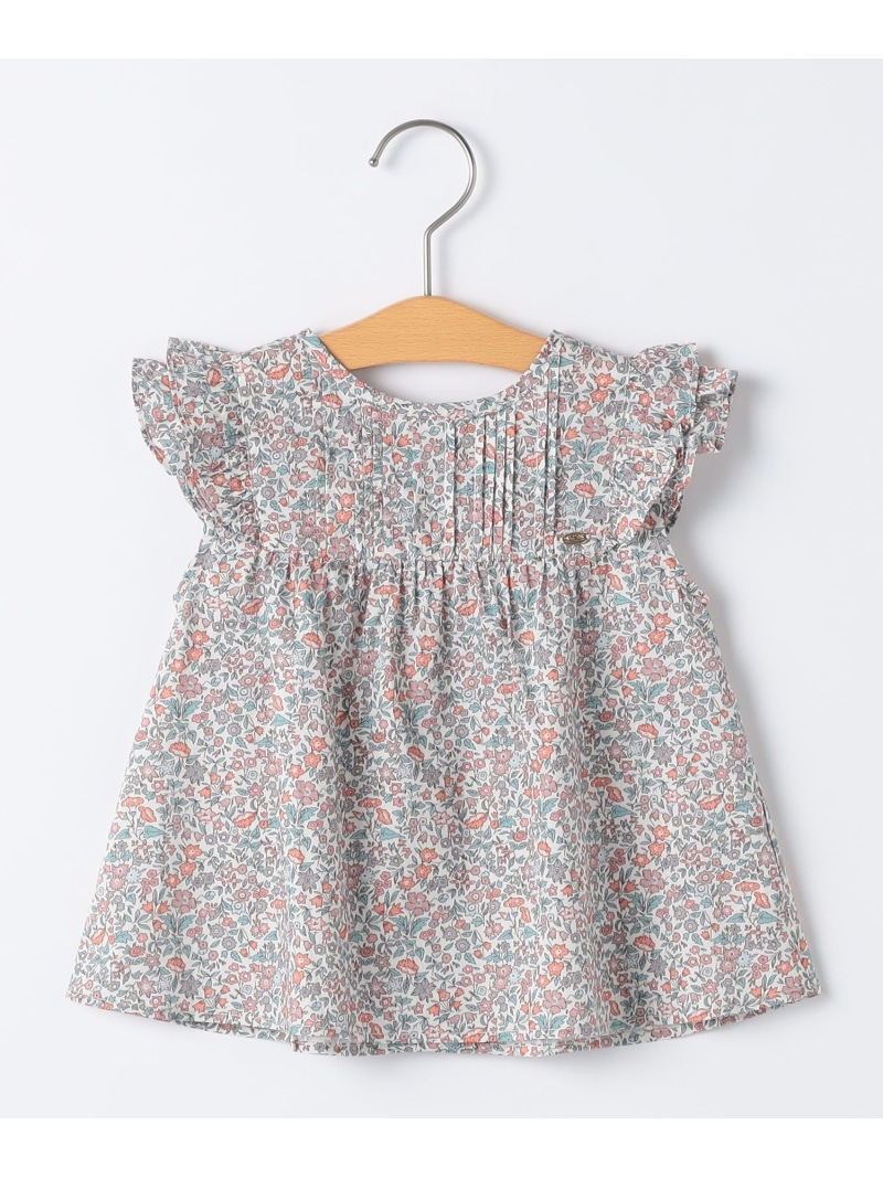 SHIPS KIDS:リバティ ベビー フリル ブラウス SHIPS KIDS シップス トップス シャツ・ブラウス ピンク レッド【送料無料】[ Fashion]｜SHIPS　シップス