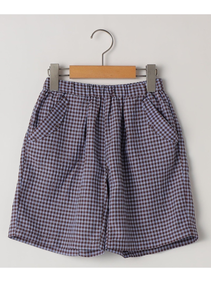SHIPS KIDS:140~160cm /＜UVカット/吸水速乾＞ドライタッチ ショーツ SHIPS KIDS シップス パンツ その他のパンツ ブルー ブラウン【送料無料】[ Fashion]