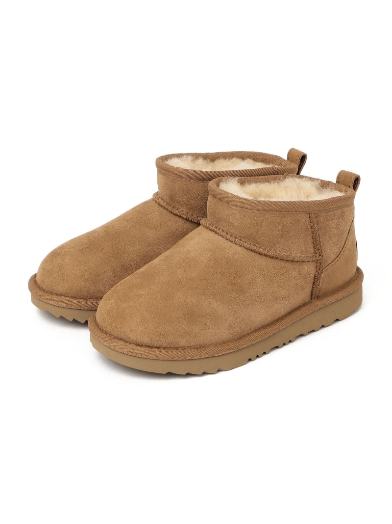 UGG(R):Classic Ultra Mini SHIPS KIDS シップス シューズ・靴 ブーツ ブラック ブラウン【送料無料】[ Fashion]
