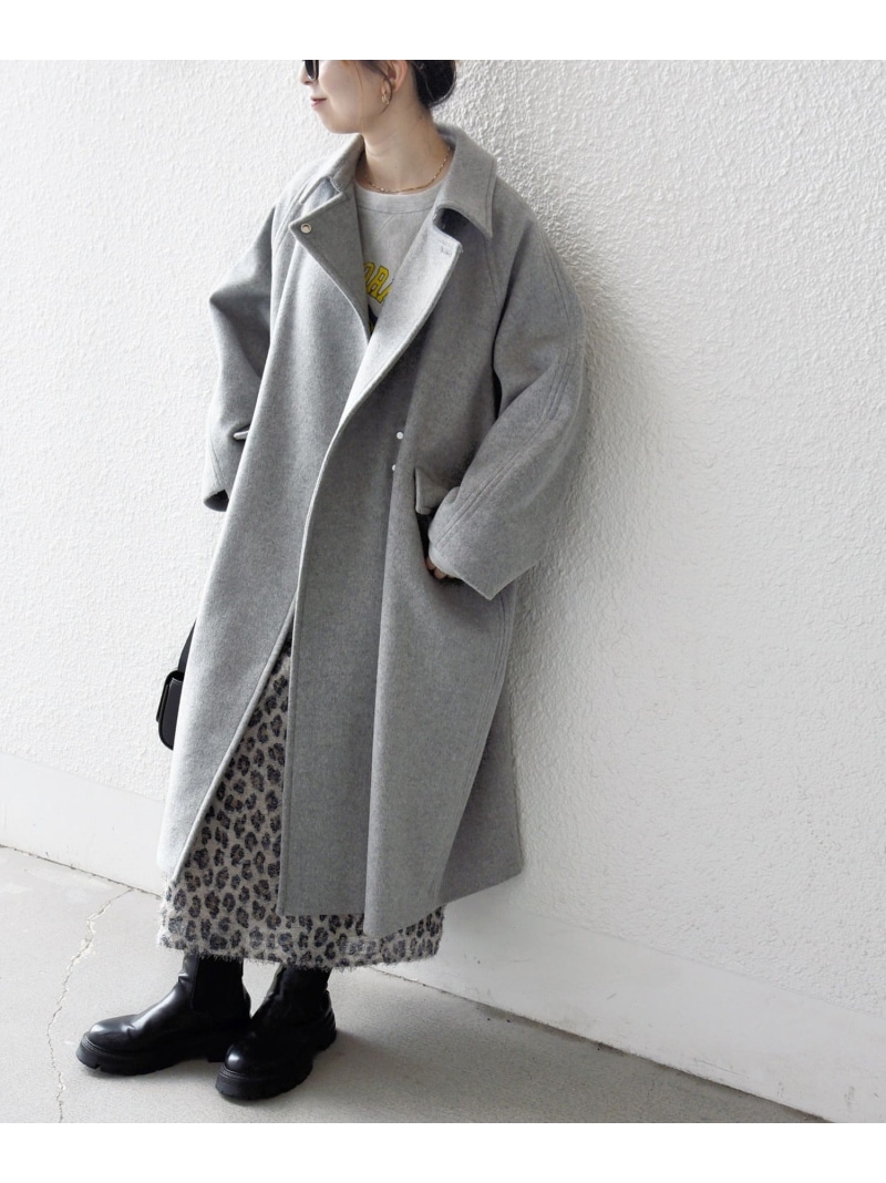 楽天市場】【JAPAN FABRIC】尾州毛混シャギーロングコート