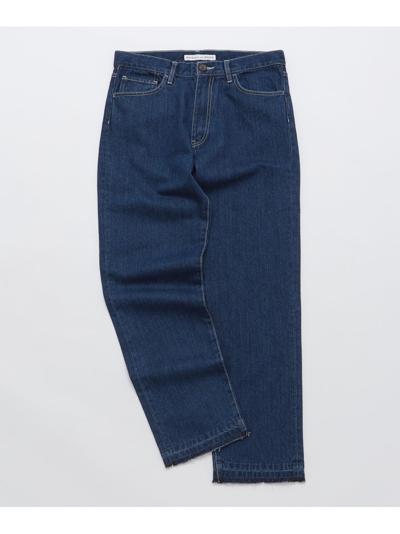 【SALE／50%OFF】BATEAUX DE SHIPS: 5ポケット ストレート デニム パンツ SHIPS MEN シップス パンツ ジーンズ・デニムパンツ ネイビー ブラック【RBA_E】【送料無料】[ Fashion]