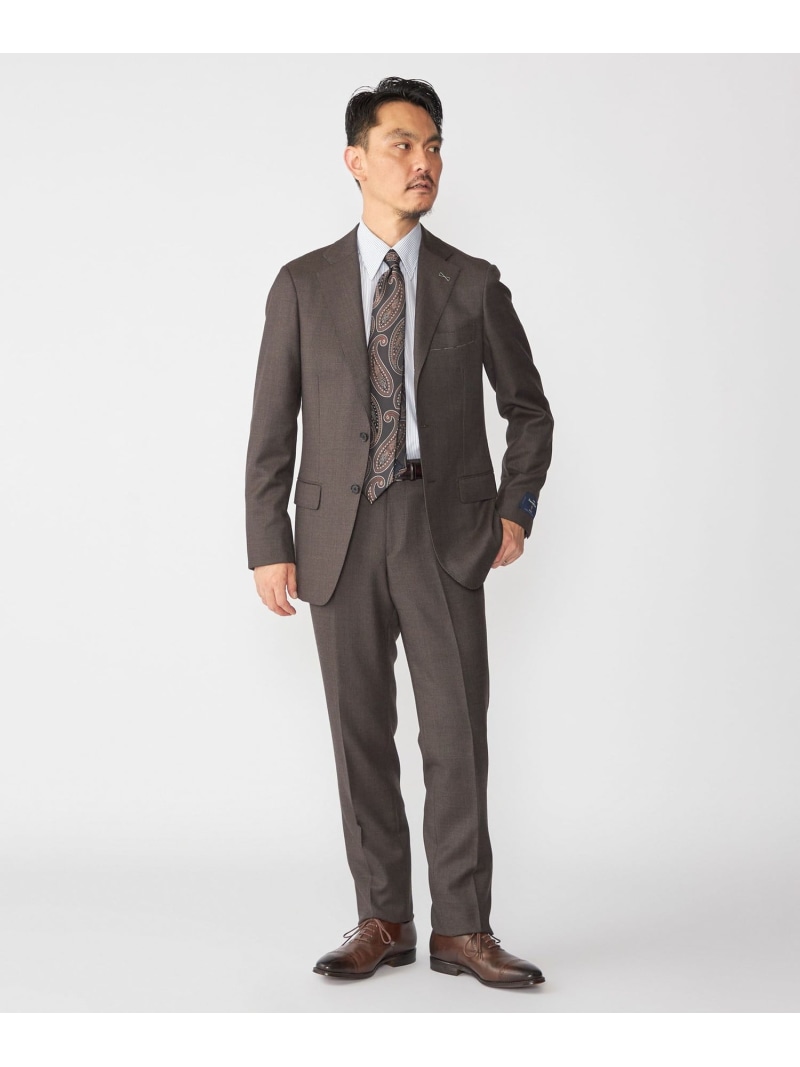 【SALE／30%OFF】SHIPS: Ermenegild Zegna ELECTA バーズアイ スーツ SHIPS MEN シップス スーツ・フォーマル セットアップスーツ ブラウン【RBA_E】【送料無料】[ Fashion] 54,516円