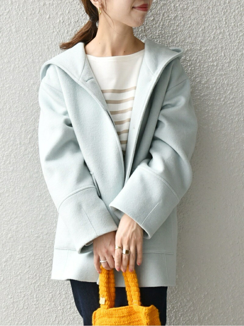 楽天市場 予約 手洗い可能 コクーンジップコート Ships Women シップス コート ジャケット ブルゾン グレー ブラウン 送料無料 Rakuten Fashion Ships シップス