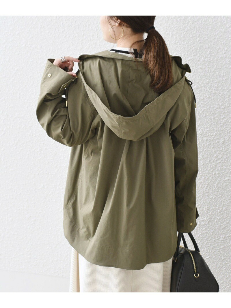 予約》 撥水加工 EASTストレッチマウンテンパーカー Fashion LIMONTA Rakuten SHIPS WOMEN グリーン コート  シップス ジャケット ネイビー ブラック ベージュ マウンテンパーカー 手洗い可能 人気カラーの 手洗い可能