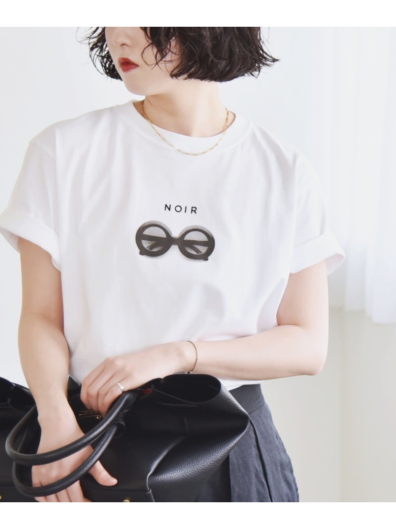 ANGE IN DISGUISE:＜室内用便器能力のある＞綿織物 映し絵 \u0026 ロゴタイプ TEE quaranciel シップス トップス カットソー・ティーシャツ 白いこと【貨物輸送無料】[ Fashion]