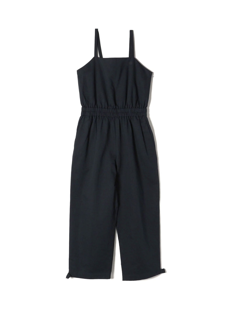 【SALE／65%OFF】【SHIPS別注】Nell:サテン サロペット SHIPS WOMEN シップス オールインワン・オーバーオール オールインワン・つなぎ ネイビー【RBA_E】【送料無料】[ Fashion]｜SHIPS　シップス