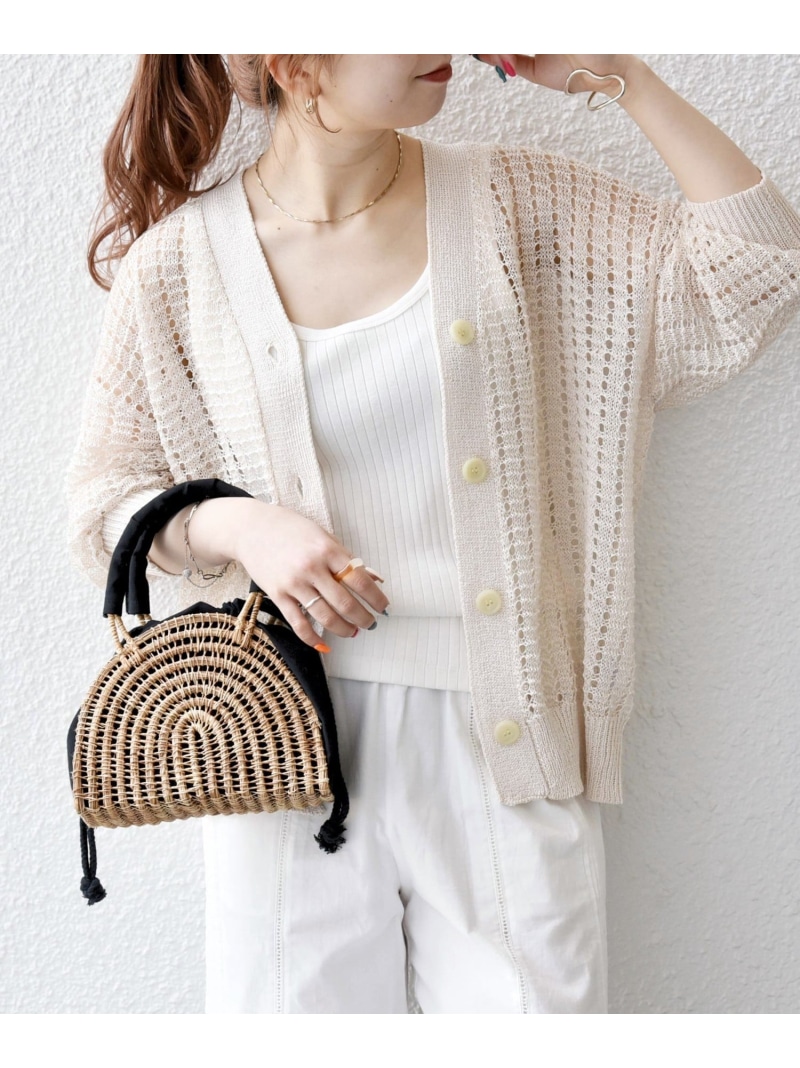 SHIPS any:＜室内用便器能力のある＞ギマ 広広とした Vのど首 シアー ジレー SHIPS any シップス トップス ジレー 赤銅色 オレンジ色 黒いこと 白いこと【貨物輸送無料】[ Fashion]