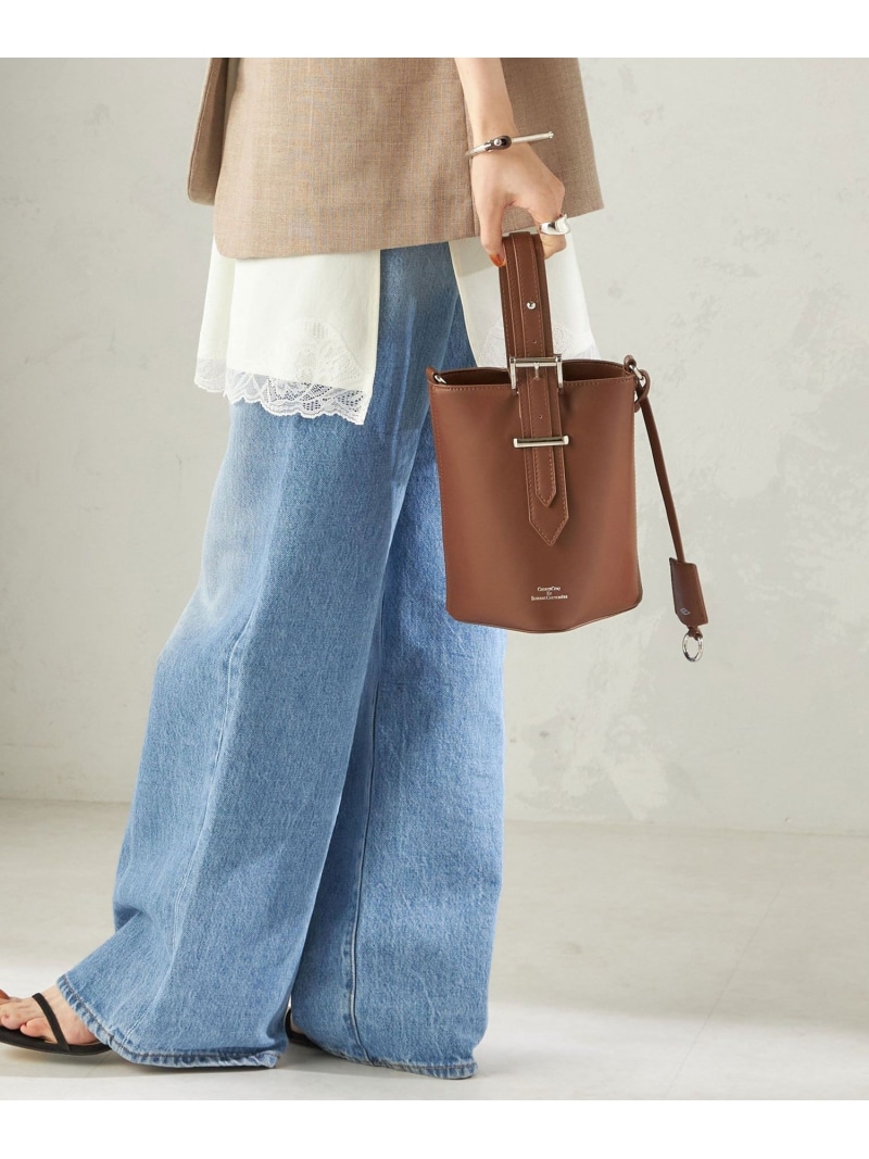 【WEB制限事項】George Cinq:BUCKET BAG(S) SHIPS WOMEN シップス 御徒面子 トートバッグ 赤銅色 黒いこと サクラ色 しろがね色【貨物輸送無料】[ Fashion]