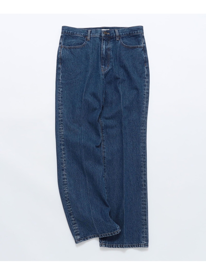 【SALE／50%OFF】BATEAUX DE SHIPS: デニム フレア トラウザース SHIPS MEN シップス パンツ ジーンズ・デニムパンツ ブラック ネイビー【RBA_E】【送料無料】[ Fashion]