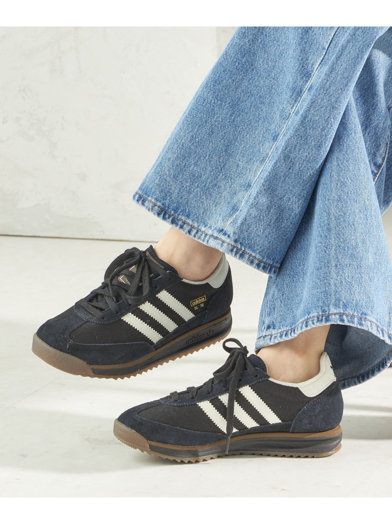 【SALE／30%OFF】【SHIPS EXCLUSIVE】adidas Originals:SL72 SHIPS WOMEN シップス シューズ・靴 スニーカー ブラック【RBA_E】【送料無料】[ Fashion]｜SHIPS　シップス