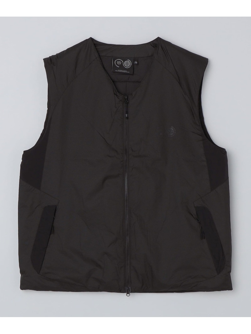 【SALE／40%OFF】PURPLE MOUNTAIN OBSERVATORY: PEAKS GILET SHIPS MEN シップス トップス ベスト・ジレ ブラック【RBA_E】【送料無料】[ Fashion]｜SHIPS　シップス