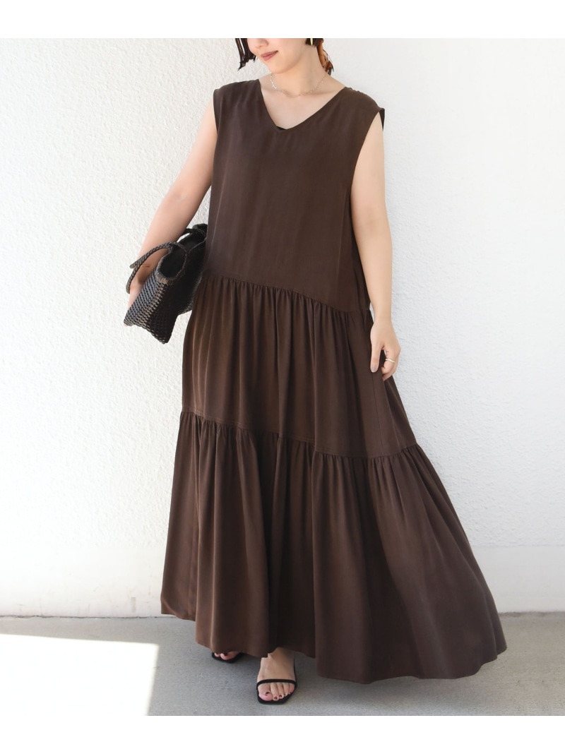 ＜手洗い可能＞前後 2WAY ティアード ワンピース SHIPS WOMEN シップス ワンピース・ドレス ワンピース【送料無料】[ Fashion]｜SHIPS　シップス