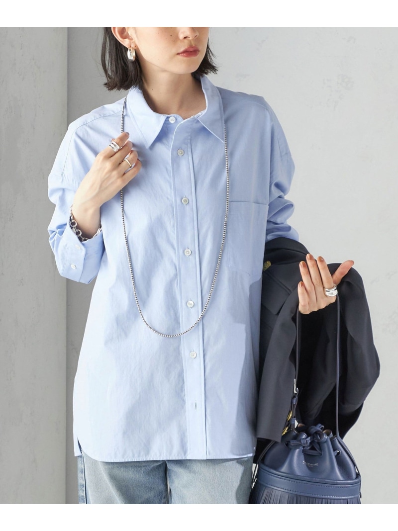 楽天市場】TICCA / コットン スタンドネック スクエアシャツ Demi-Luxe