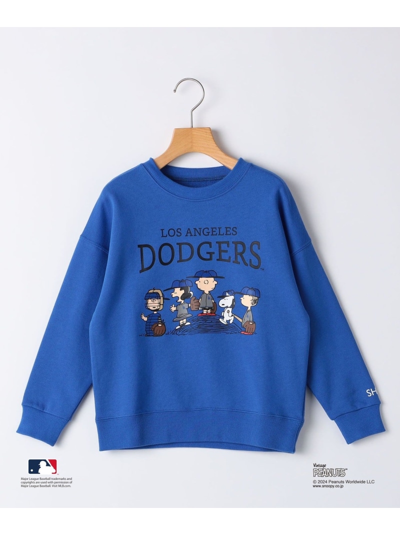 【SALE／30%OFF】SHIPS KIDS:130~170cm / スヌーピー*MLB スウェット SHIPS KIDS シップス トップス スウェット・トレーナー グリーン ブルー グレー ホワイト【RBA_E】【送料無料】[ Fashion]