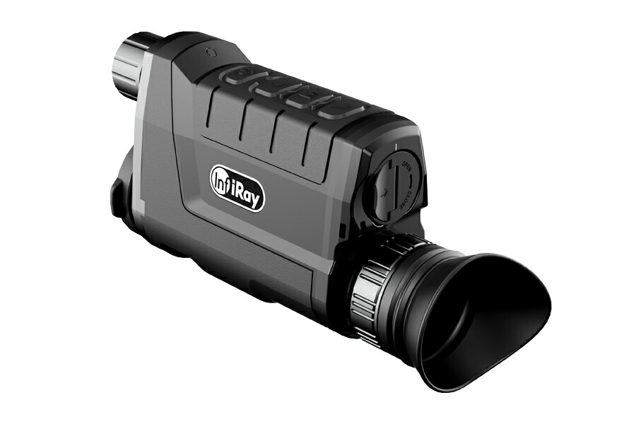 iRay CBL19 サーマルイメージング単眼鏡 小型 軽量 内蔵LEDライト 高性能VOx検出器 50Hz高フレームレート 悪天候下 ピクチャーインピクチャー機能 モーションセンサー 電磁コンパス内蔵 素早いピント操作 連続稼働時間7.5時間