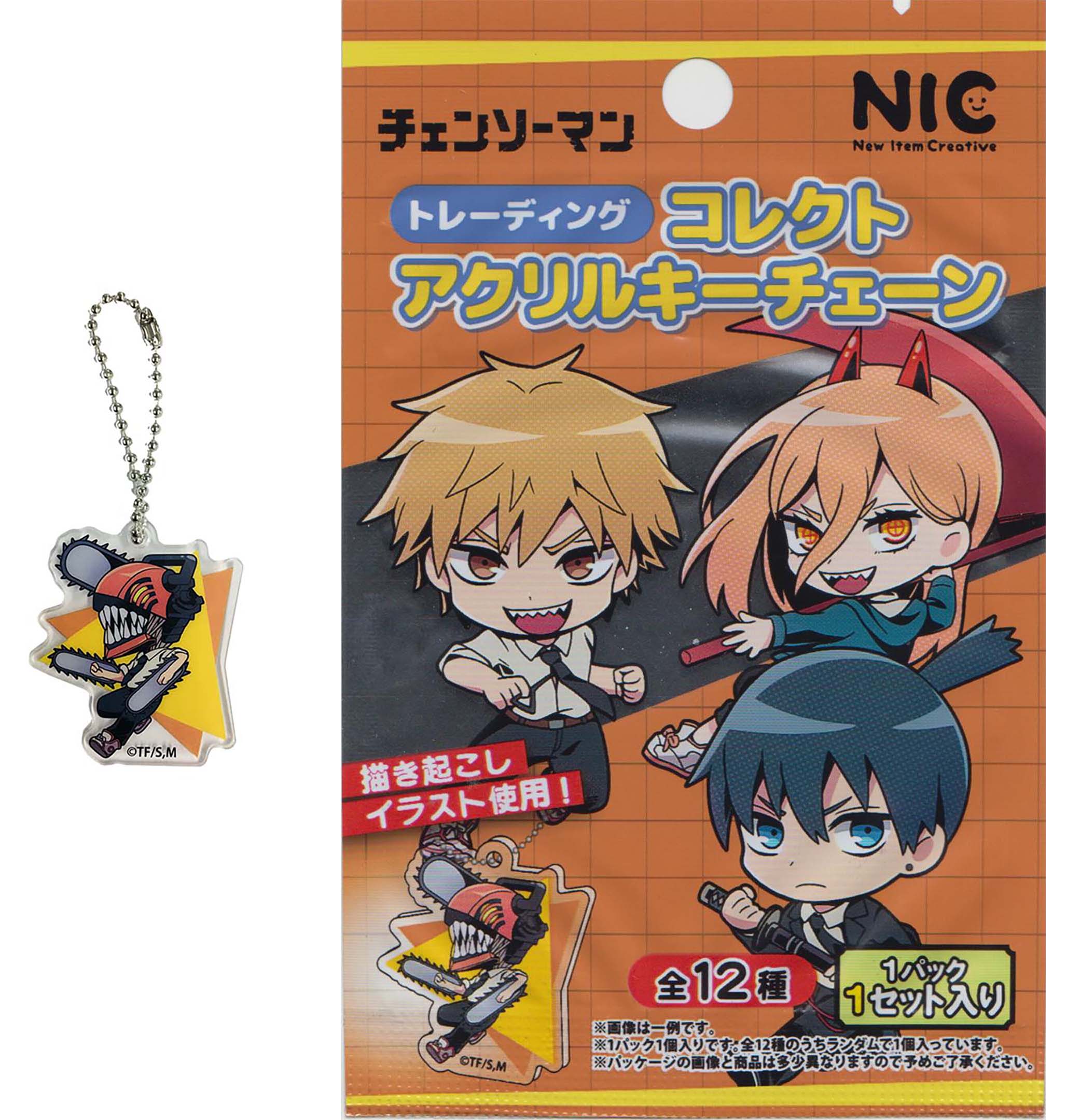 チェンソーマン展 アクリルキーホルダー アクリルスタンド 缶バッジ まとめ売り TVアニメ「チェンソーマン」のトレーディングアクリルスタンド