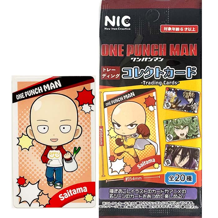 ★ゆうパケット★ワンパンマン　TD コレクトカード 【20個入り】漫画　マンガ　アニメ　グッズ　キャラクター　景品　イベント　コレクション　　領収書画像