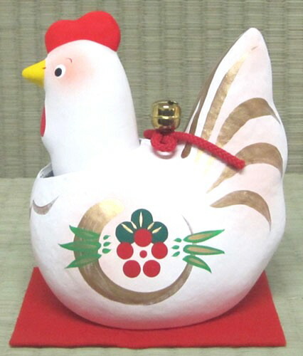 楽天市場】日本製 縁起物 会津張り子干支 戌手作り 招福犬 首振り犬