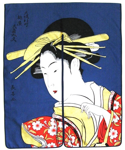 楽天市場】和風暖簾（のれん）葛飾北斎 版画 波裏【日本のおみやげ