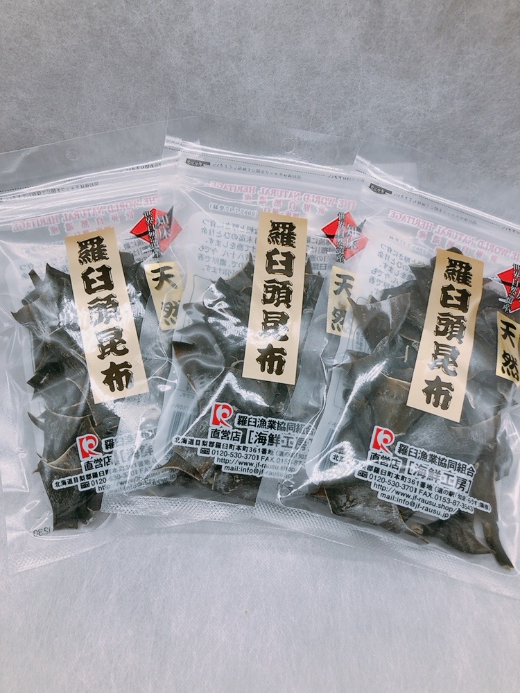 楽天市場】羅臼頭昆布 100g×4袋 羅臼昆布 らうす昆布 天然昆布 天然