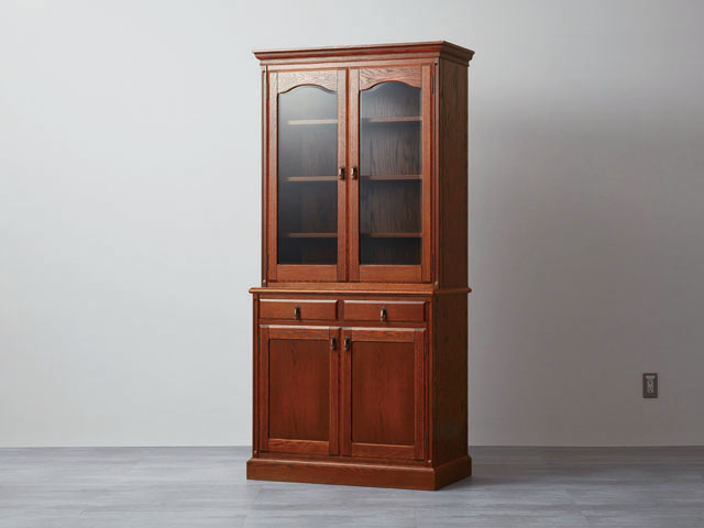 楽天市場】カントリーハウス キャビネット3枚戸 CDB12 木部色