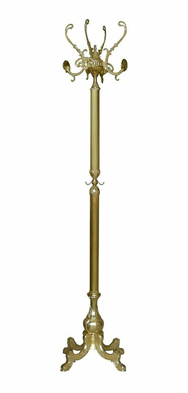 楽天市場】イタリア製 真鍮コートハンガー ゴールドコートスタンド